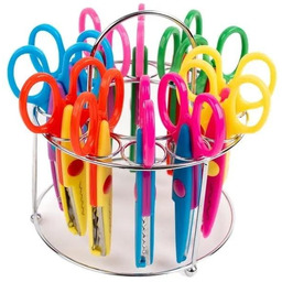 Nożyczki dekoracyjne na stojaku 13,5cm 12szt