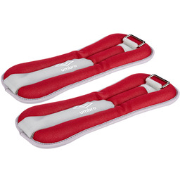 Obciążniki na kostki nadgarstki 2x1 kg czerwone