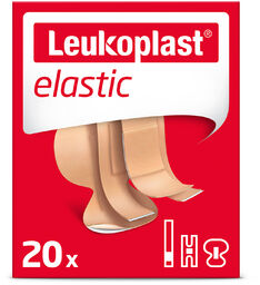 Leukoplast Elastic, plastry z opatrunkiem, 2 rozmiary, 20