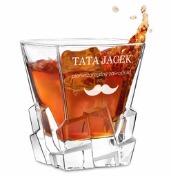 Szklanka do whisky z grawerem dla taty