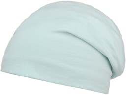 Czapka z Dżerseju Pastell Oversize, jasnoniebieski, One Size
