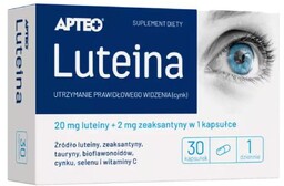 Luteina APTEO, 30 kapsułek -> Odbiór w Żabce!