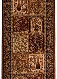 Chodnik wełniany Agnella Isfahan Timor czarny