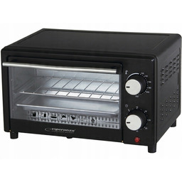 Mini Piekarnik Esperanza Calzone 10L 900W Czarny Timer