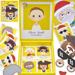 Classic World Układanka Magnetyczna Moda Zdjęcia Chłopcy 32