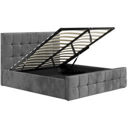 Łóżko tapicerowane z pojemnikiem SFG015P 160x200 Stelaż metalowy