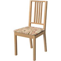 Pokrowiec na siedzisko Börje, czerwono-zielone łuki na kremowym