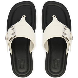 Japonki Tommy Jeans Tjw Buckle Sandal EN0EN02948 Biały