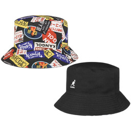 Kapelusz Dwustronny Adman Bucket by Kangol, czarny, cm