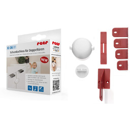 Zabezpieczenie szafek z drzwiami podwójnymi REER