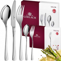 Gerlach Komplet Zestaw Sztućcy Sztućce Widelczyki Ciasta Valor