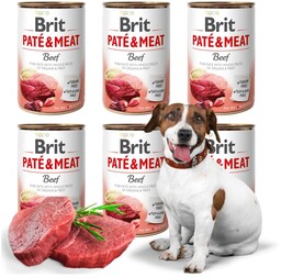 BRIT - Pate&Meat Mokra karma dla psa wołowina