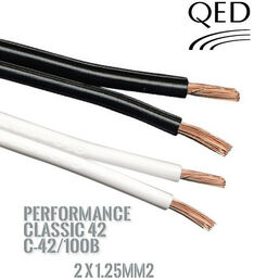 Kabel głośnikowy QED PERFORMANCE C-42/100B - 2 x