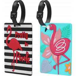 Etykiety Bagażowe 2X Zawieszki Do Walizek Identyfikatory Walizkowe