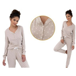 Sensis Piżama damska KATARZYNA: beżowy