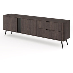 Szafka RTV VERIS 2D2S (E) 195cm Dąb dunin