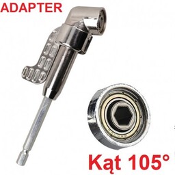 Uchwyt kątowy, przystawka wkrętarki, adapter bitów (długi)