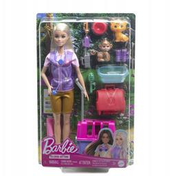 Lalka Barbie Ratowniczka zwierząt Kariera Mattel