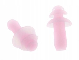 Zatyczki do uszu+pasek Vivo silikon-PVC B-2002 rózowe