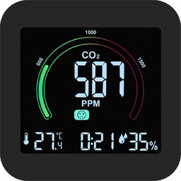 Czujnik Miernik CO2 dwutlenku węgla Jakości Powietrza termometr
