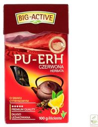 Big-Active Pu-erh Lemon 100g liściasta