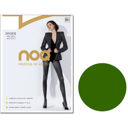 Kryjące Rajstopy Błyszczące 100 Den Dark Green 5