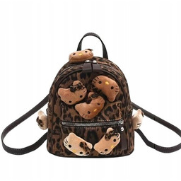 Młodzieżowy Plecak z Hello Kitty w Panterkę Panterka