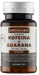 SINGULARIS Kofeina + Guarana, 60 kapsułek