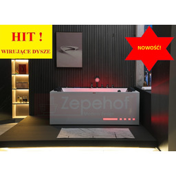 Wirujące dysze Wanna z hydromasażem EB-876 prostokątna 170cmx120cmx64cm