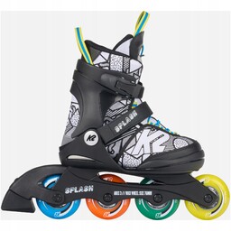 Rolki dziecięce K2 Splash Multi Pokoloruj Sam! r.