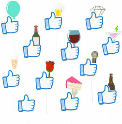 Foto rekwizyty Lubię to! Like z facebooka -