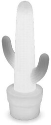NEW GARDEN lampa ogrodowa KAKTUS BATTERY biały