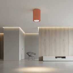 Plafon KARBON 10 ochra czerwona SL.1625 - Sollux