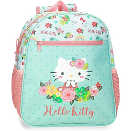 Hello Kitty Plecak szkolny Floral Kitty zielony 27