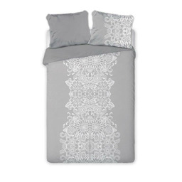 Faro Pościel satynowa 160x200 Elegant 004 Glamour szara