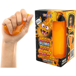TUBAN JIGGLY SLIME FLUO GLOW Pomarańczowy Glut 430g