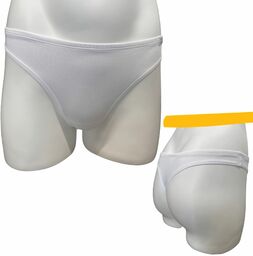 SILUET NANO figi ze stringami .damskie .XXL .biały