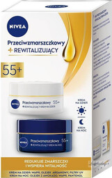 Nivea - Zestaw Przeciwzmarszczkowy - Rewitalizujący 55+ -