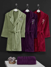 Krótki szlafrok damski LILLY w opakowaniu prezentowym