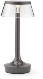 Lampa Stołowa FLOS, Bon jour unplugged, ściemnialny, szary,