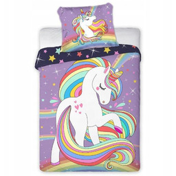 Pościel bawełna 100x135 40x60 Kucyk Pony