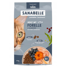 BOSCH Sanabelle Adult pstrąg karma dla kotów 8kg