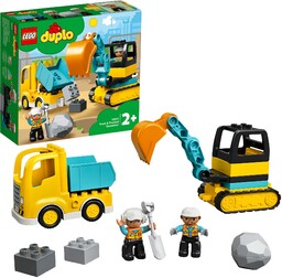 LEGO DUPLO Construction 10931 Ciężarówka i koparka gąsienicowa;