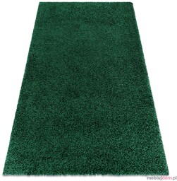 Dywan SOFFI shaggy 5cm butelkowa zieleń Zielony, 80x200