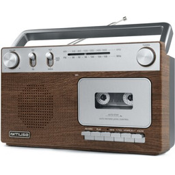 MUSE Radiomagnetofon M-152 WS Brązowo-srebrny