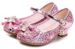 Buty księżniczki na obcasie różowe-29
