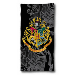 Ręcznik kąpielowy dla dziecka Harry Potter czarny