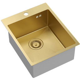 Quadron Zlewozmywak stalowy RUSSEL 90 Złoty