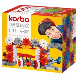 Korbo Ruchome Klocki Konstrukcyjne Car Service 119