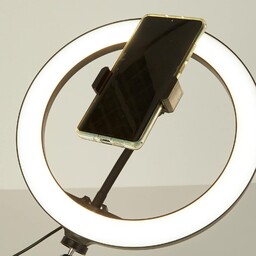 Searchlight Lampa pierścieniowa LED Selfie Tripod, USB CCT